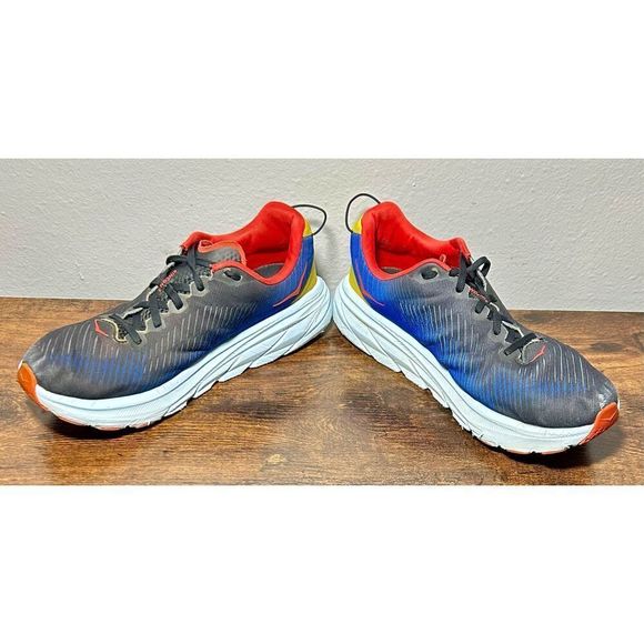 Hoka One One Rincon 3 Men's Running Shoes Black Red 1119395 BDGB Sz 8.5 D - Picture 7 of 12